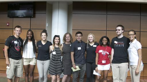 Group of Cardinal First students